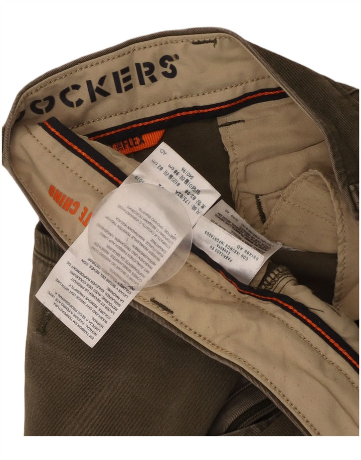 Pantaloni chino da uomo Dockers W32 L32 cotone kaki