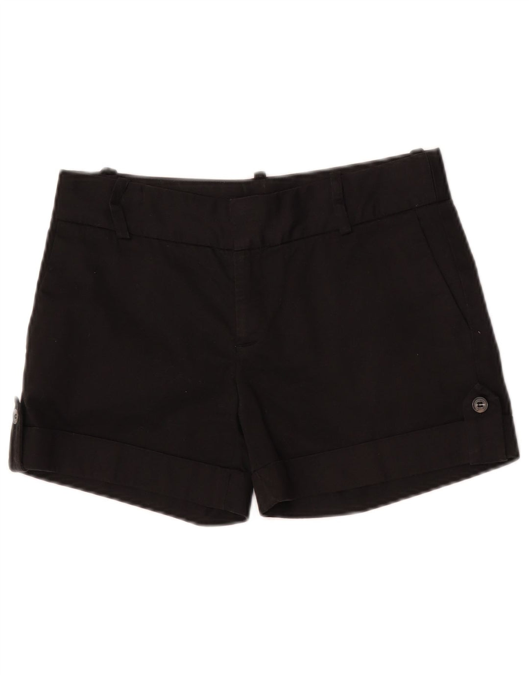 Pantaloncini chino da donna Zara piccoli W26 in cotone nero