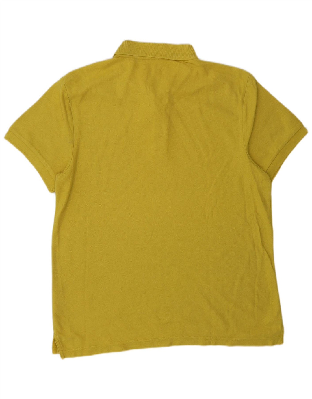 Polo NIKE da uomo in cotone giallo medio