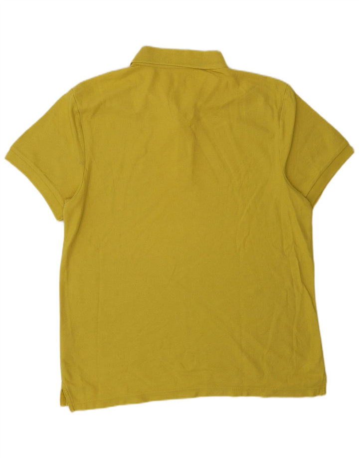 Polo NIKE da uomo in cotone giallo medio
