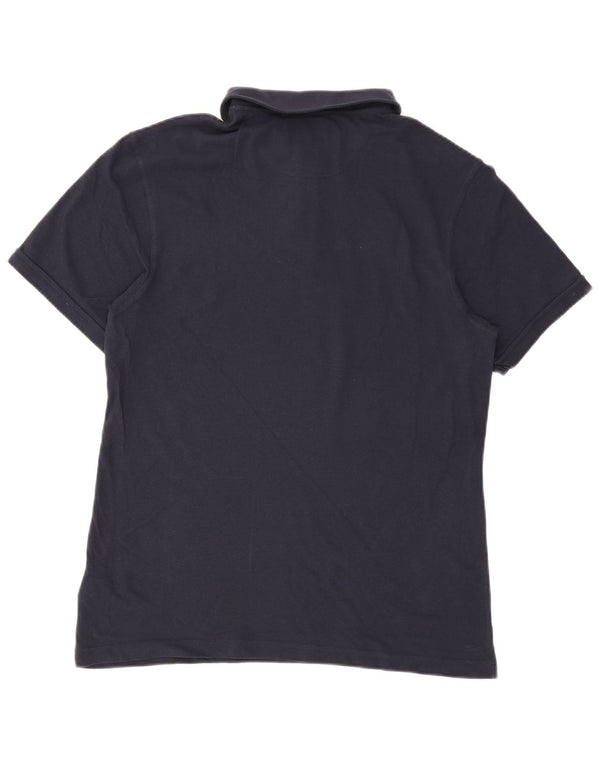 Polo da uomo Barbour XL in cotone blu navy