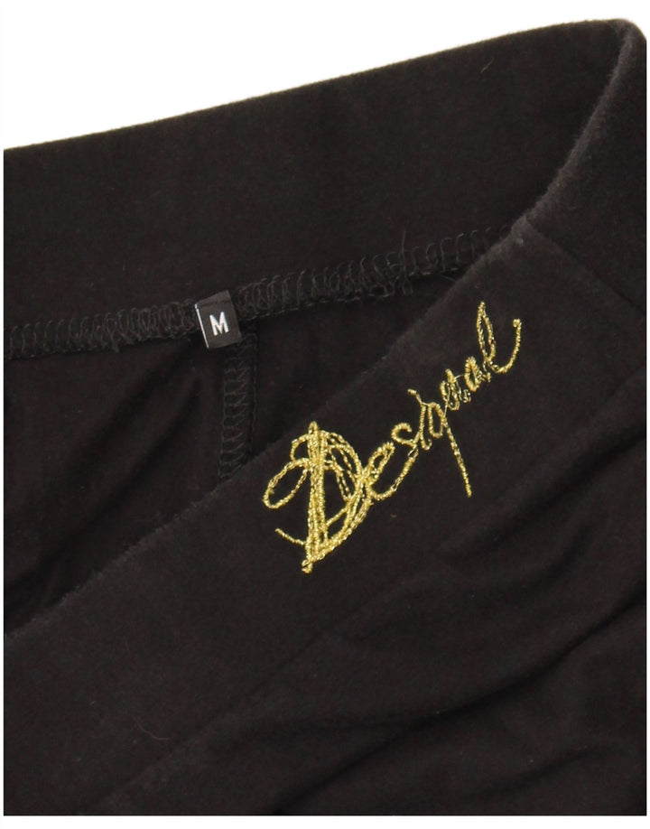 Desigual Leggings grafici da donna UK 12 Medium Black Paisley