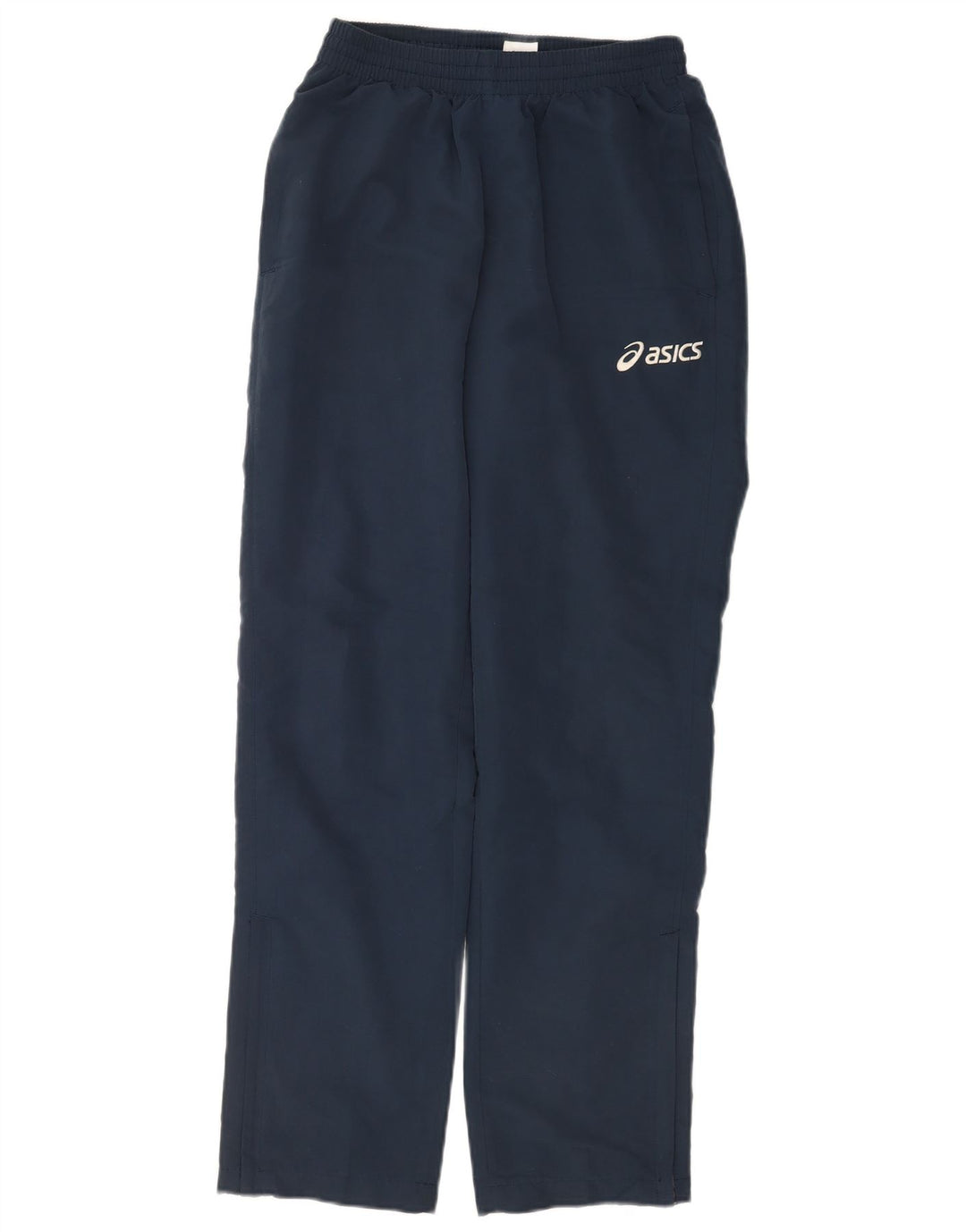 Pantaloni da tuta da uomo Asics medi in poliestere blu navy
