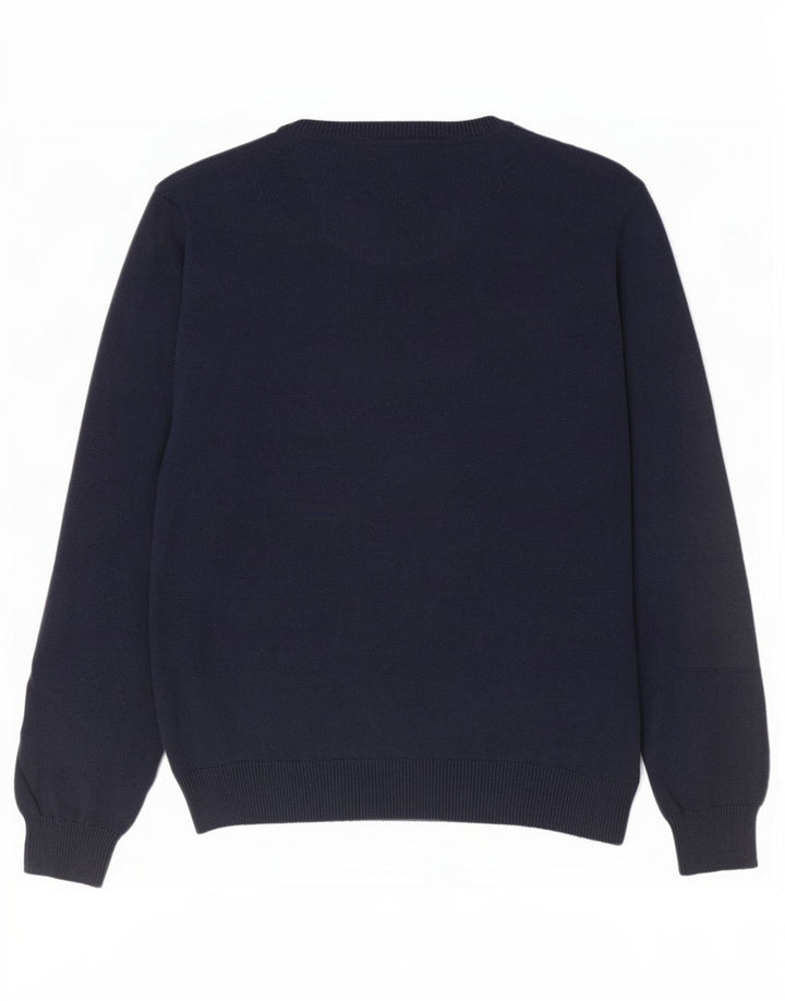 Marks & Spencer Maglione da uomo con scollo a barca blu Harbour Large Navy