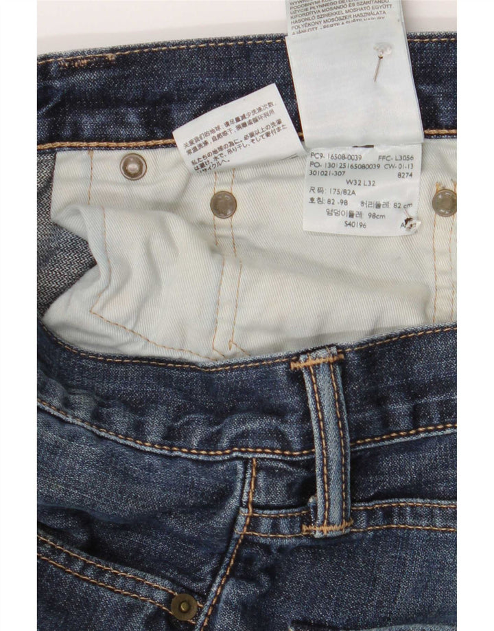 Levi's Uomo 505 Jeans dritti W32 L32 Cotone Blu