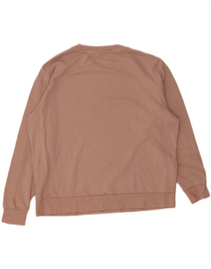 Felpa oversize da donna Marks & Spencer UK 16 grande cotone rosa