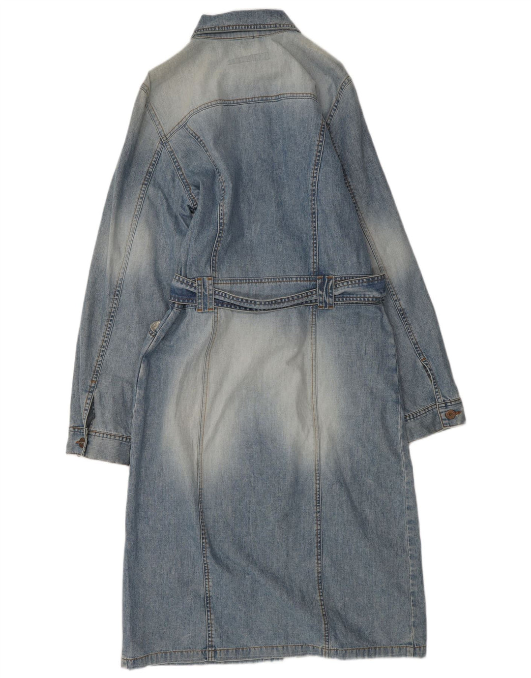 S.OLIVER Womens Denim Coat EU 40 Medium Blue Cotton