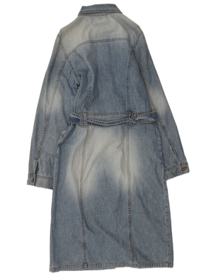 S.OLIVER Womens Denim Coat EU 40 Medium Blue Cotton