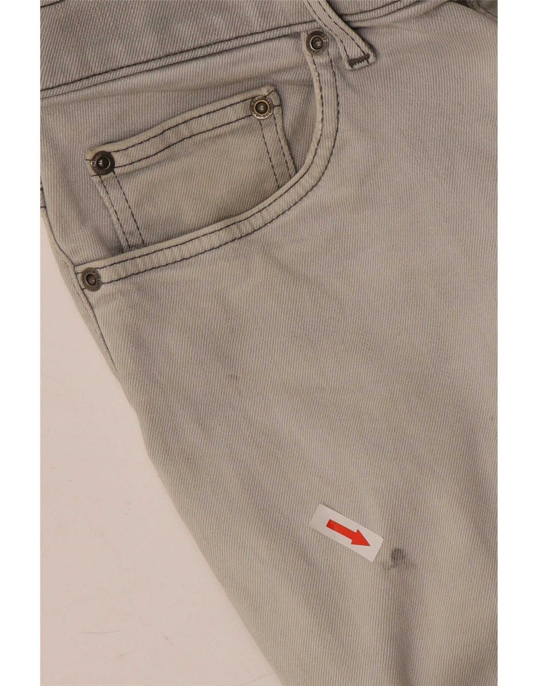 Jeans dritti Marks & Spencer da uomo blu Harbour W34 L29 cotone grigio