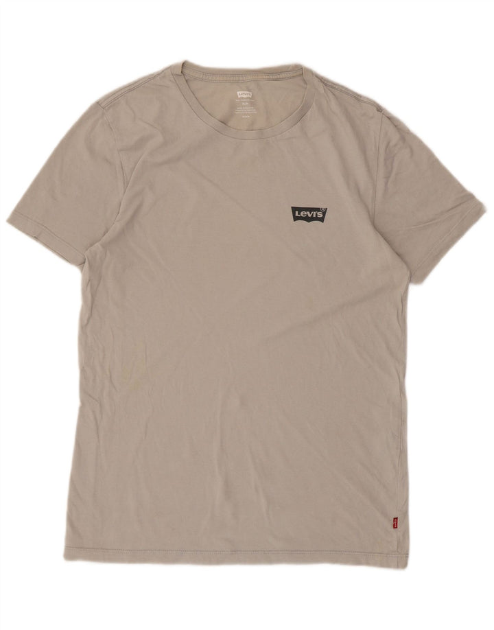 T-shirt da uomo slim fit Levi's grigio medio