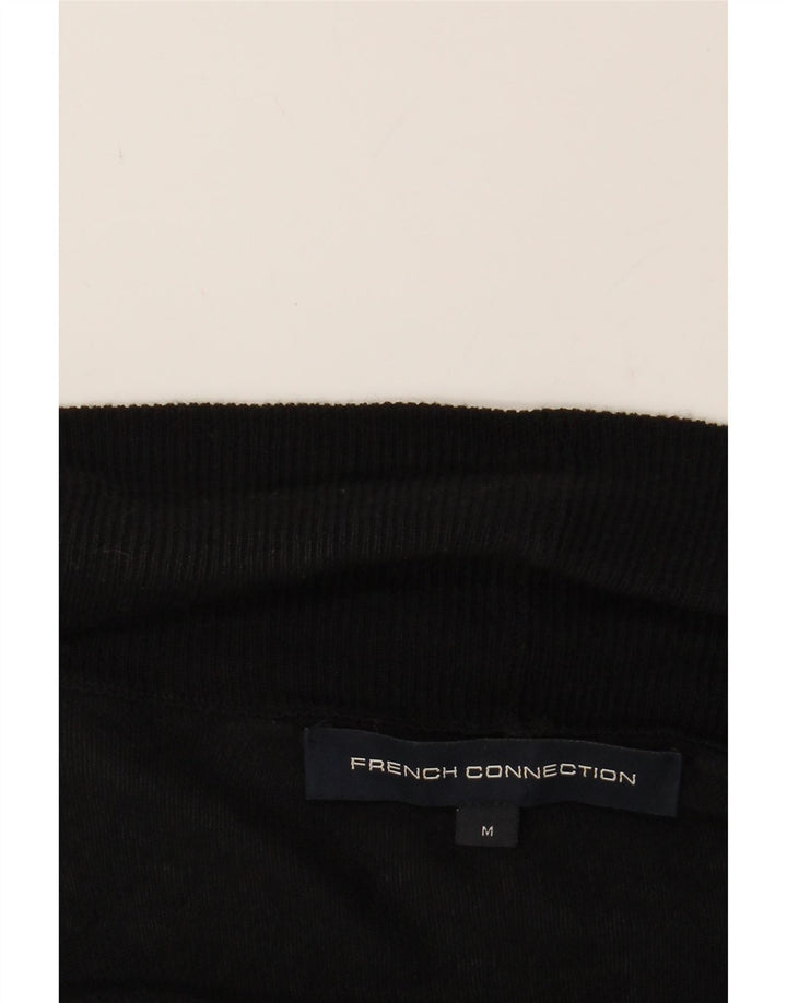FRENCH CONNECTION Womens Oversized Cardigan Sweater UK 14 Medium Black Vintage French Connection and Second-Hand French Connection from Messina Hembry 