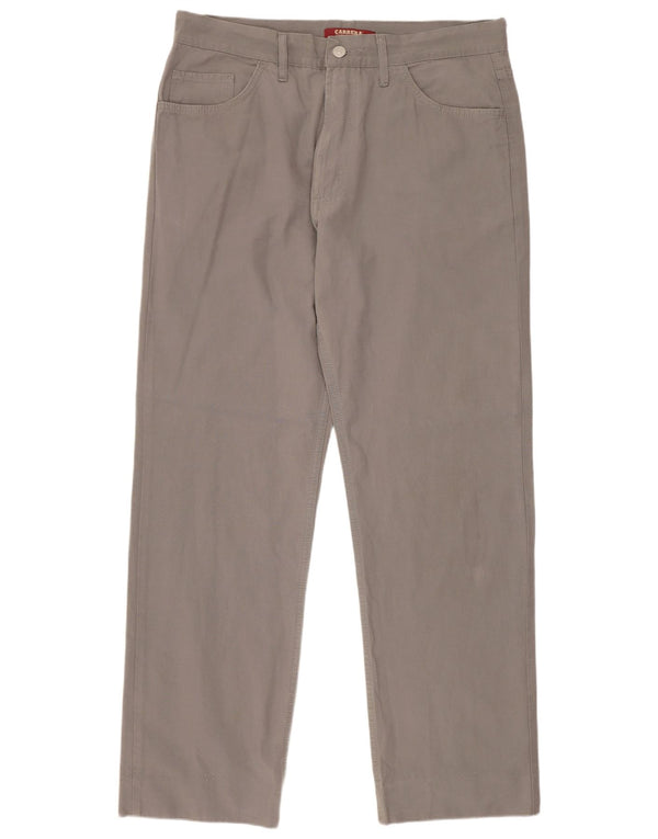 Carrera Pantaloni casual dritti da uomo W36 L30 Cotone grigio