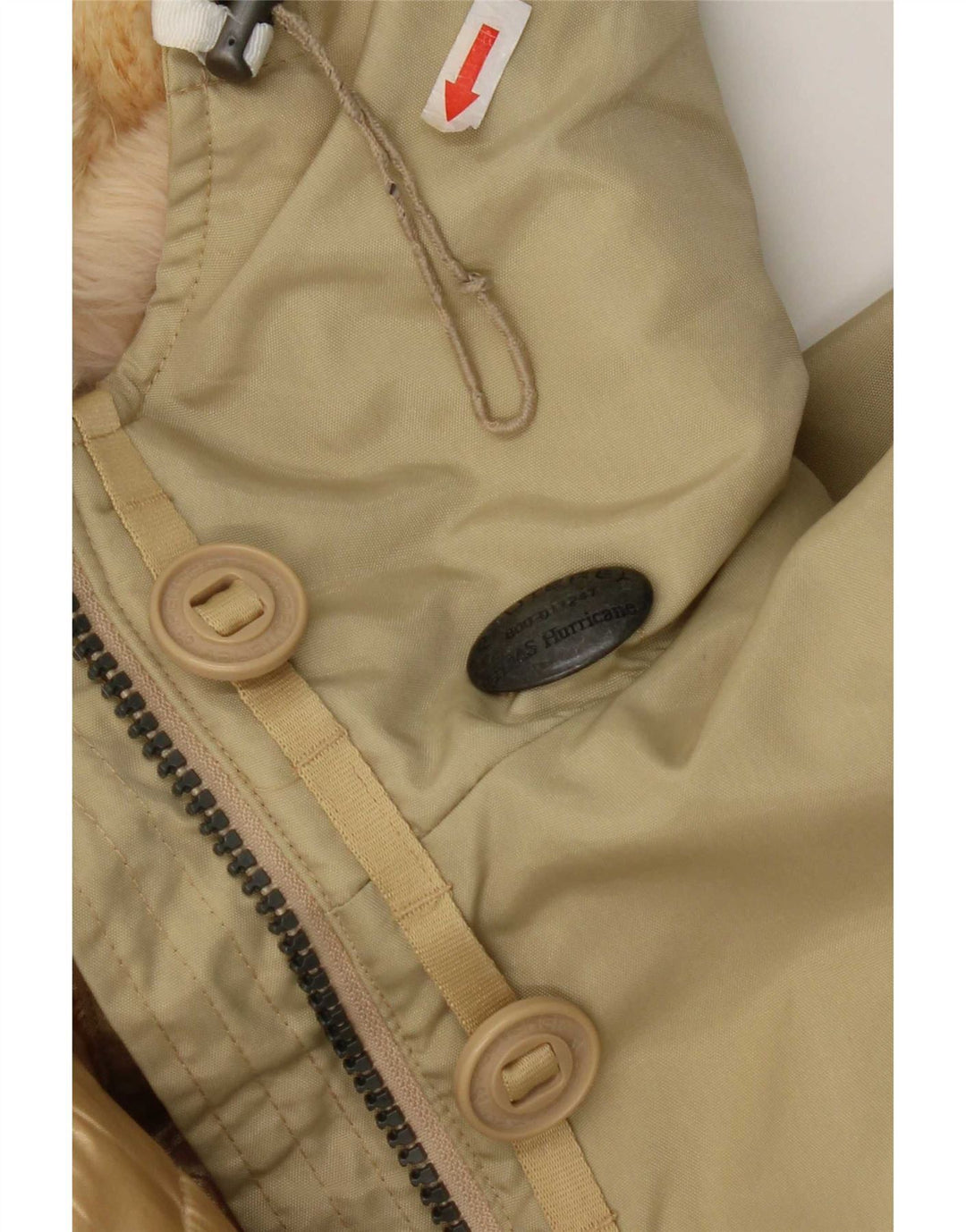 PEUTEREY Cappotto imbottito con cappuccio da donna IT 42 Beige medio