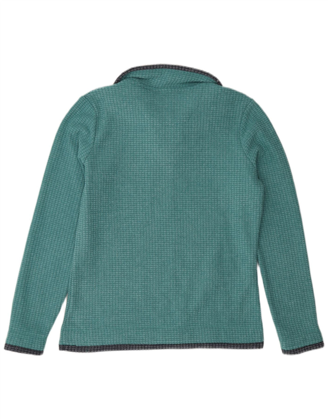 Maglione in pile oversize con zip e collo da donna Weird Fish UK 10 piccolo verde