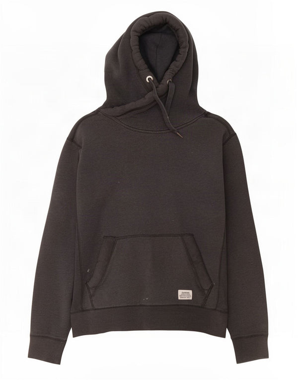 Maglione con cappuccio da uomo Superdry Large in cotone grigio
