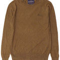 Maglione maglione girocollo da uomo Superdry piccolo cotone kaki