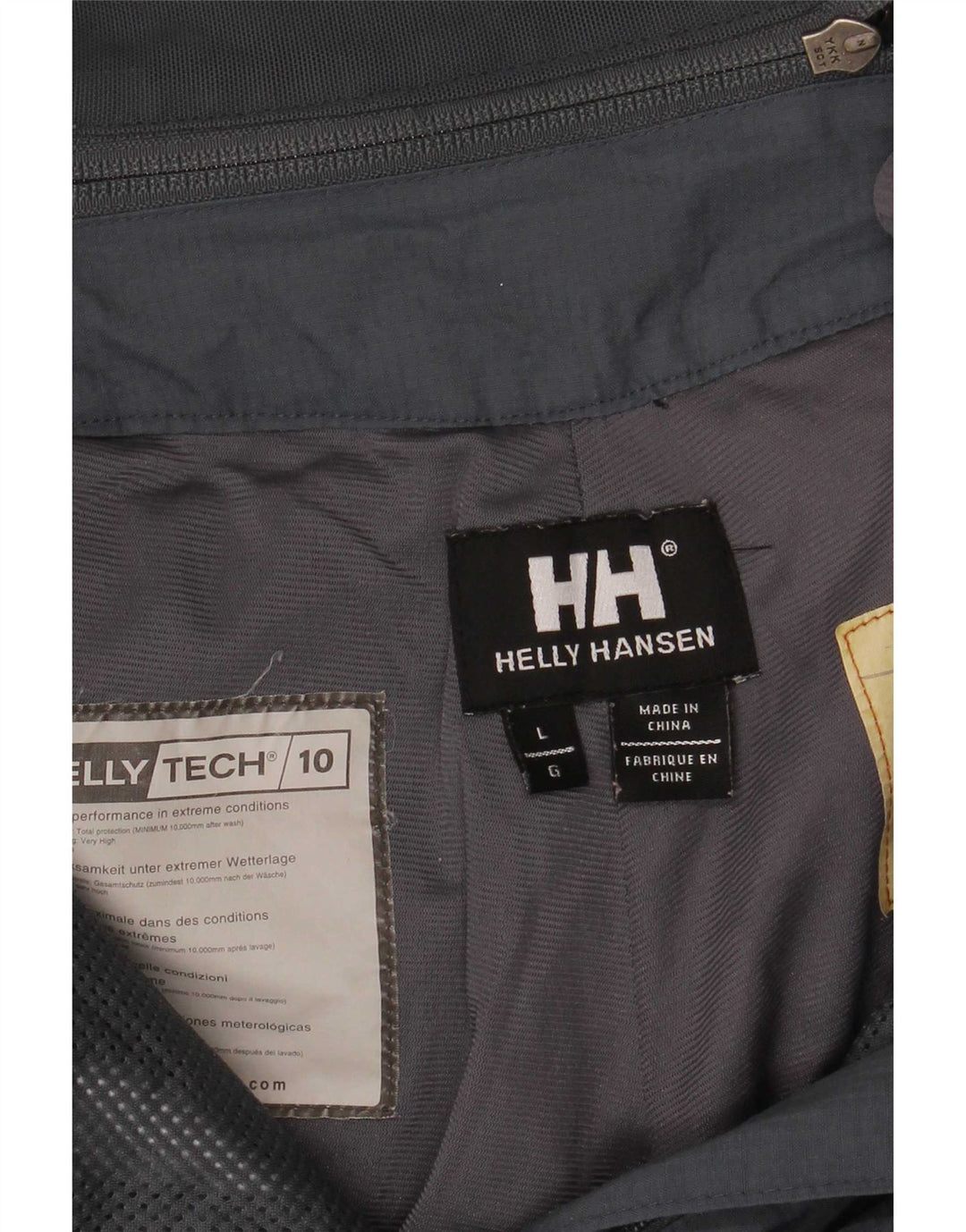 Pantaloni da sci salopette da donna Helly Hansen UK 16 Large Grey Colourblock