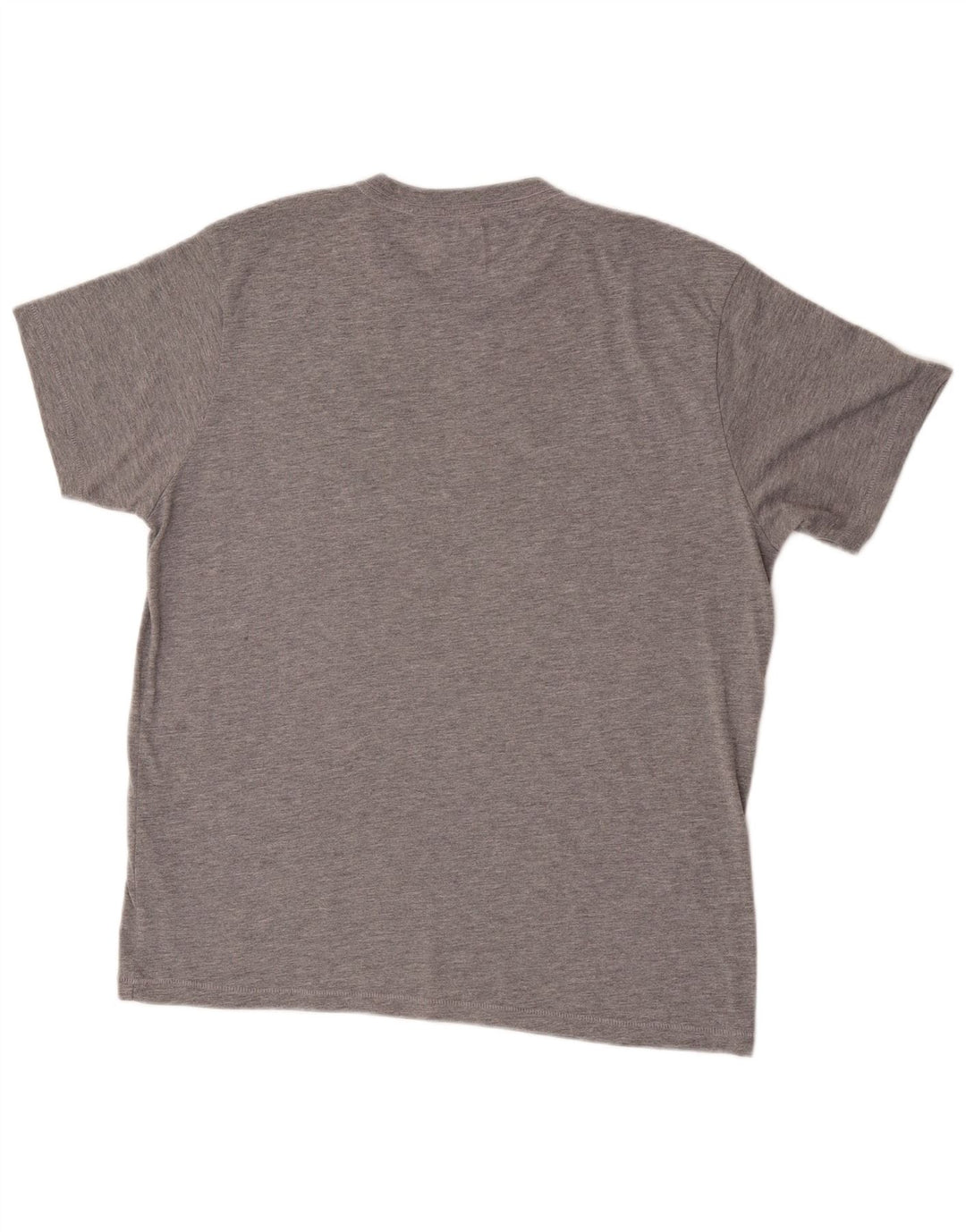 T-shirt grafica da uomo Bear Top XL poliestere chiazzato grigio