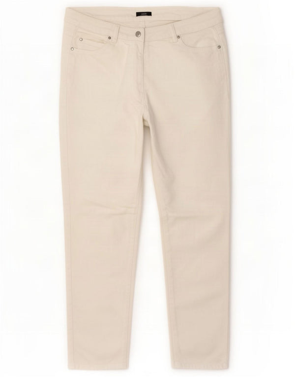 Jeans dritti da donna M&Co UK 18 XL W40 L28 Cotone bianco