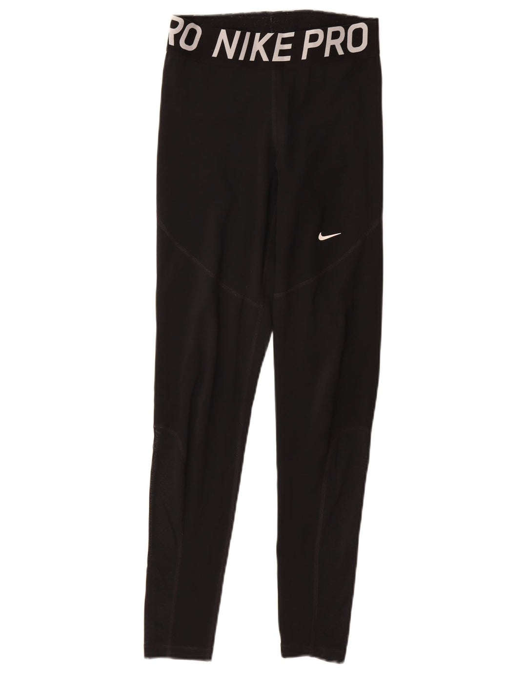 Leggings grafici NIKE Dri Fit da donna UK 12 medio nero poliestere