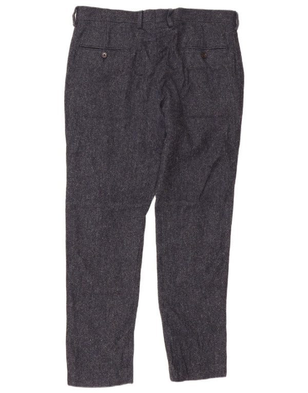 Pantaloni chino slim Ludlow da uomo J. Crew W33 L30 lana blu navy