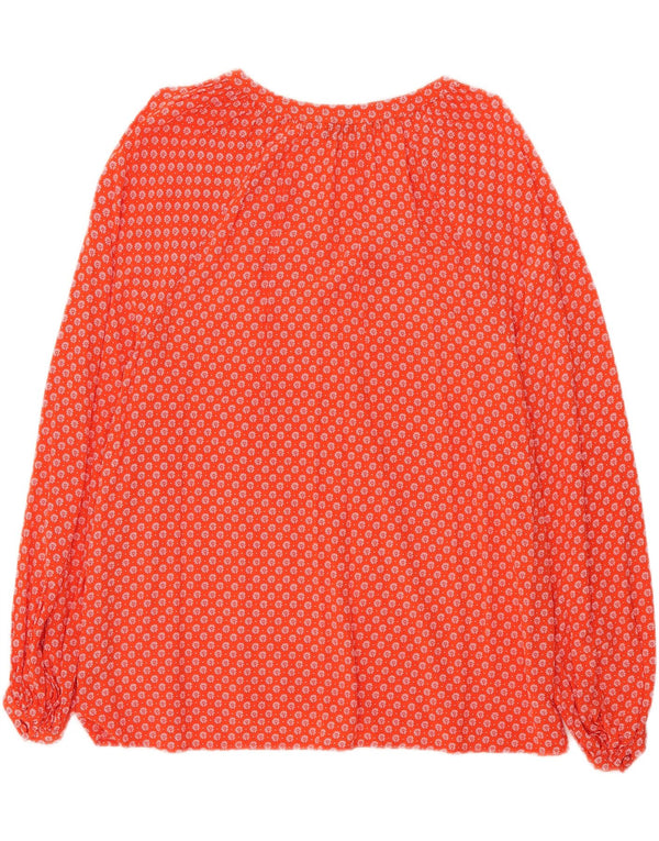 Camicetta a maniche lunghe da donna Tommy Hilfiger Top UK 12 Rosso medio floreale