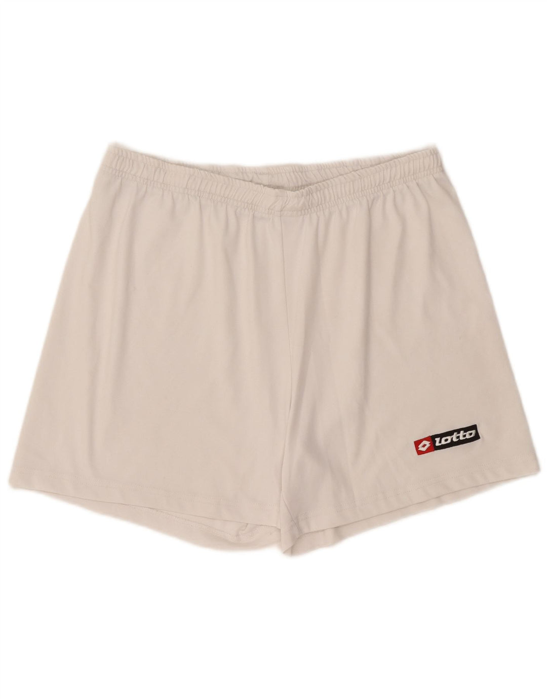 Pantaloncini sportivi da uomo Lotto Large in poliestere bianco
