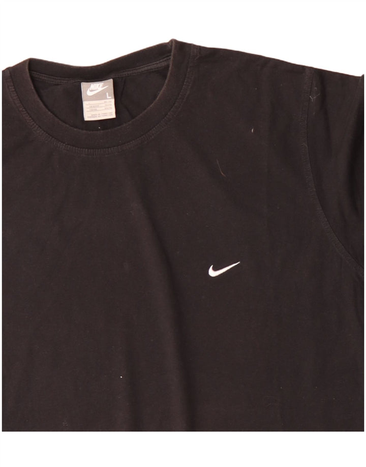 T-shirt da uomo NIKE Top UK 42/44 grande cotone nero