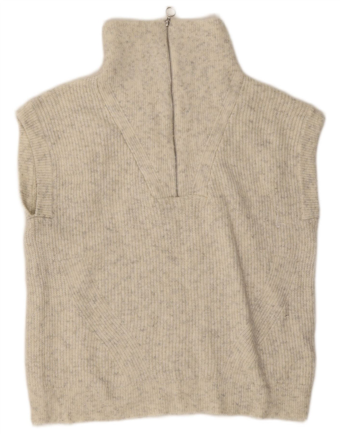 Canotta oversize da donna Marks & Spencer UK 10 piccola grigia chiazzata