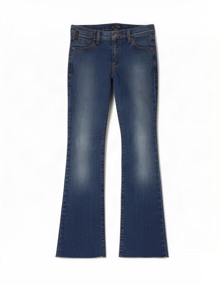 Jeans Bootcut da donna Armani W26 L30 cotone blu