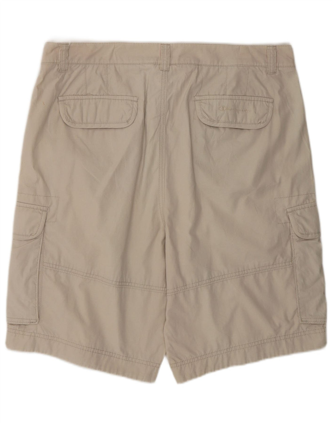 CHAMPION Mens Cargo Shorts Large W36 Beige Cotton
