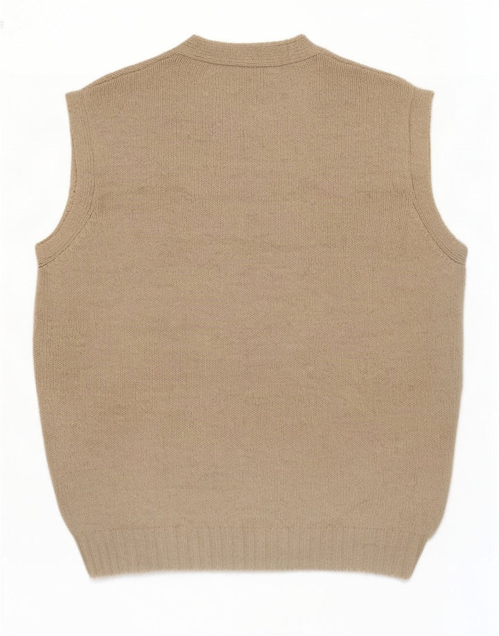 Canottiera da uomo Benetton Canotta in cotone beige medio