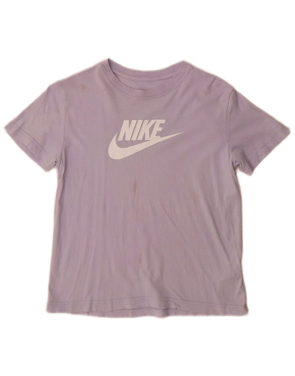 T-shirt Nike da donna dal taglio ampio, taglia UK 10, piccola, in cotone viola