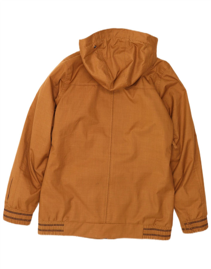 Giubbotto bomber con cappuccio da uomo O'Neill UK 38 Poliestere a righe marrone medio