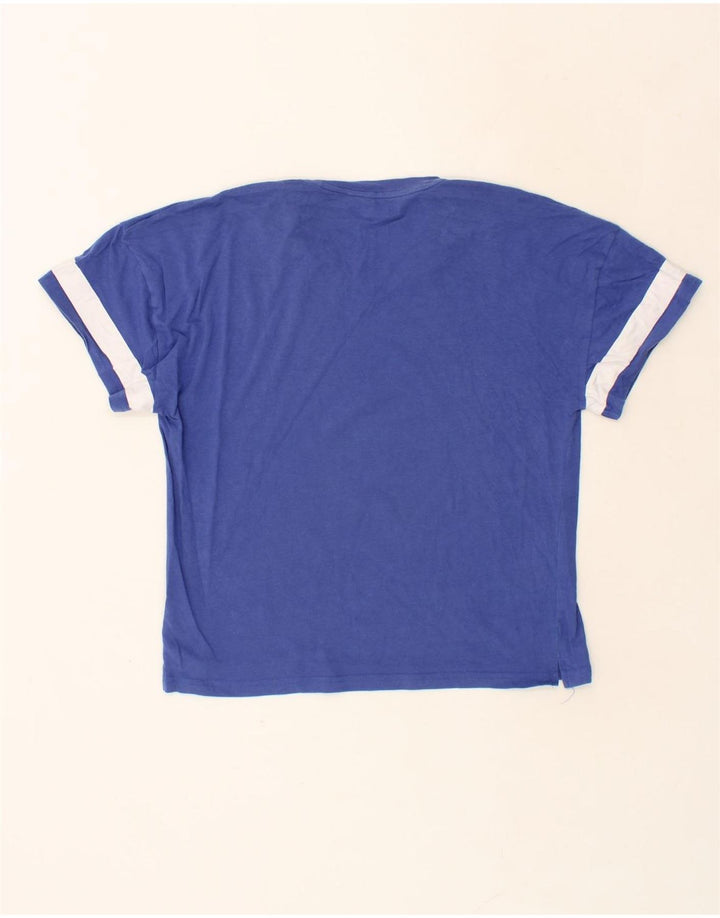 TOMMY HILFIGER Mens T-Shirt Top Small Blue Cotton Vintage Tommy Hilfiger and Second-Hand Tommy Hilfiger from Messina Hembry 