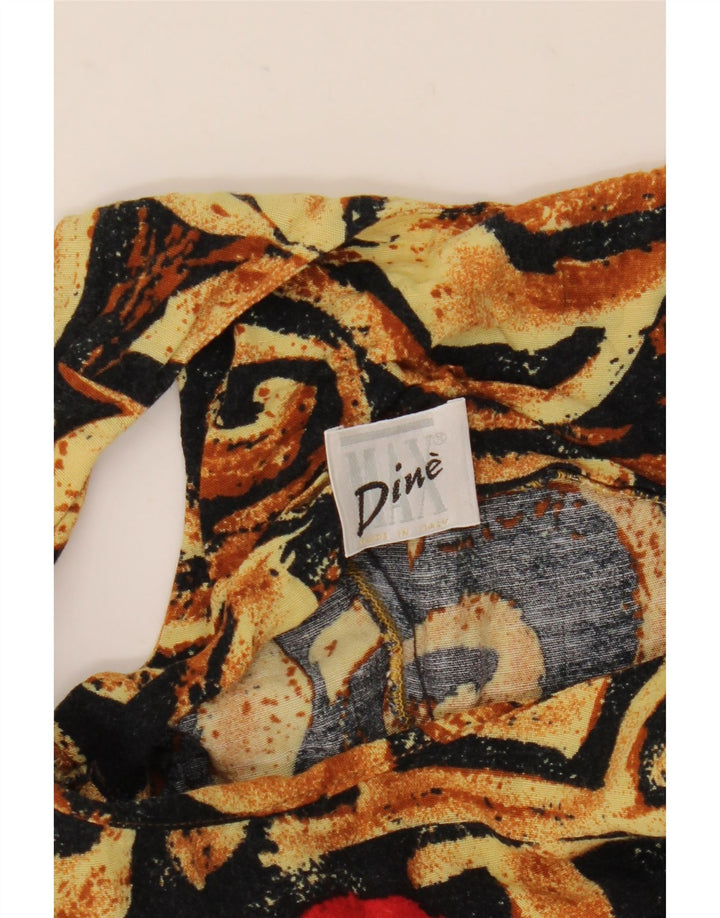 Tuta corta senza maniche da donna Max Dine UK 12 Medium Nero Floreale