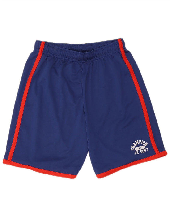 Pantaloncini sportivi Champion da ragazzo 11-12 anni Large Blu Colourblock in poliestere