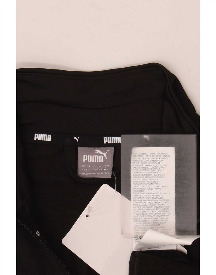 Giacca da tuta da ragazzo Puma 13-14 anni Poliestere color block nero