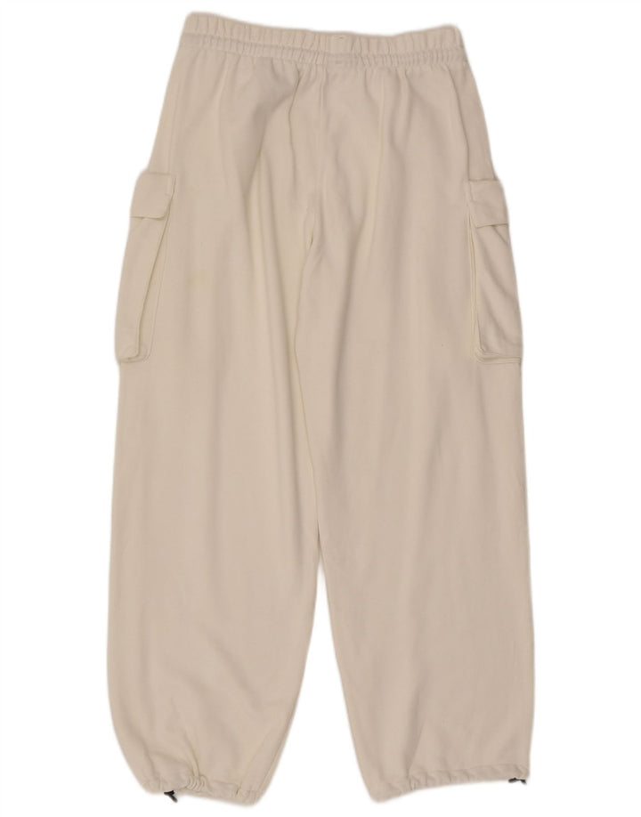 Replay Pantaloni da tuta cargo da uomo Joggers piccoli in cotone bianco