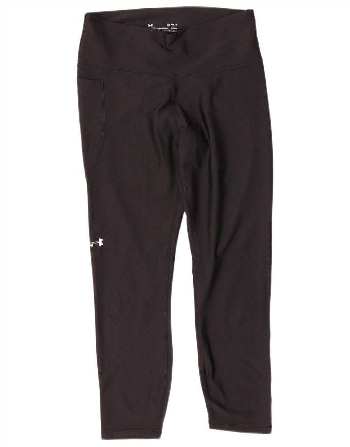 Leggings corti Under Armour da donna Heat Gear UK 14 poliestere nero medio