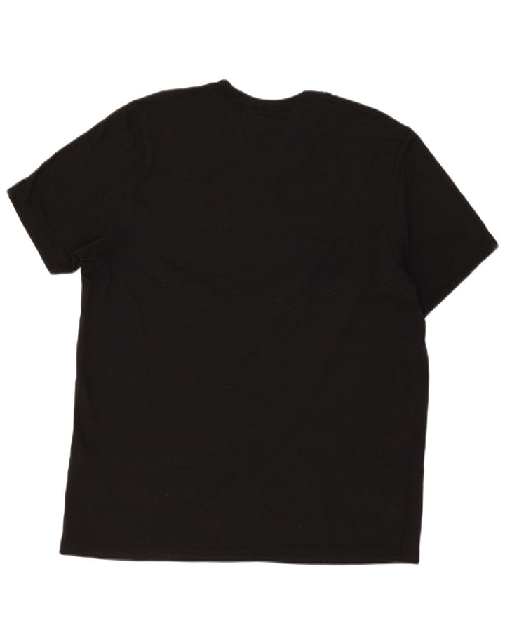 T-shirt grafica Nike Dri Fit da uomo, grande, in poliestere nero