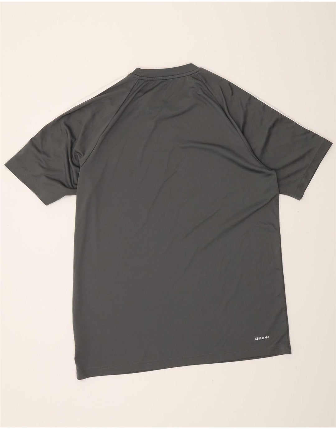 T-shirt Adidas Aeroready da uomo, grande, in poliestere grigio