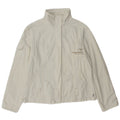 Giubbotto bomber grafico da donna Kangaroos UK 18 XL cotone bianco sporco