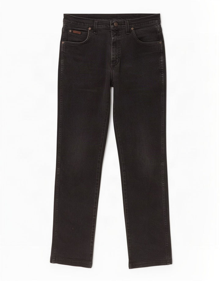 Jeans dritti da uomo Wrangler W32 L32 neri