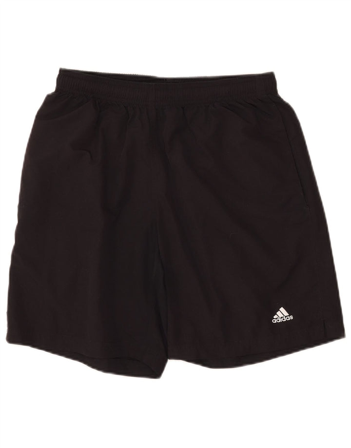 Pantaloncini sportivi da uomo ADIDAS piccoli neri in poliestere