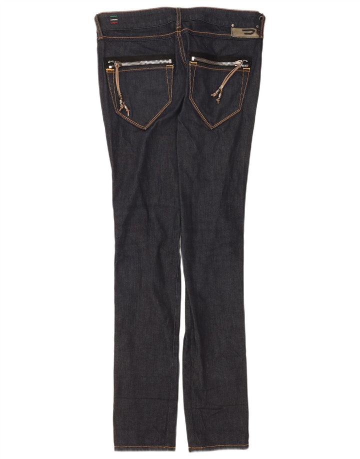 Jeans slim elasticizzati da donna Diesel W27 L32 in cotone blu navy
