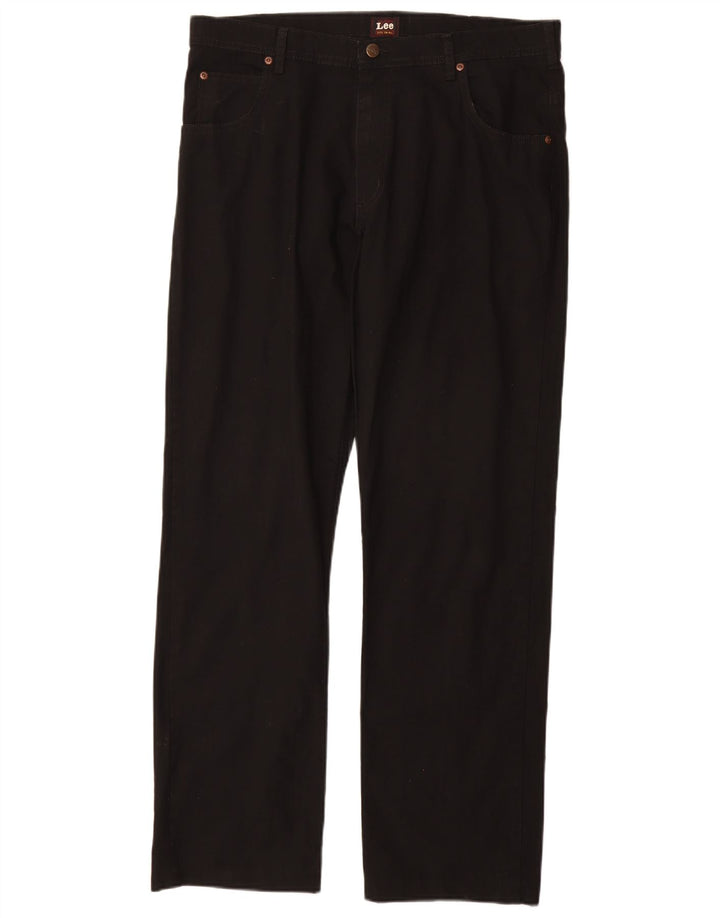 Pantaloni casual dritti da uomo LEE Brooklyn W36 L34 cotone nero