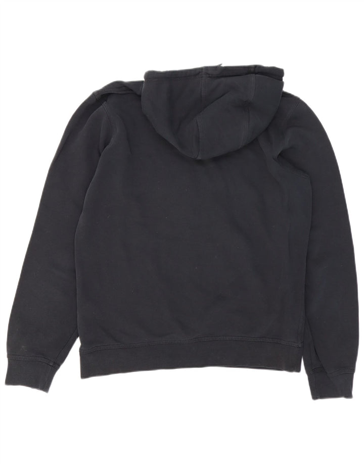 Felpa con cappuccio da uomo Nike, cotone medio nero