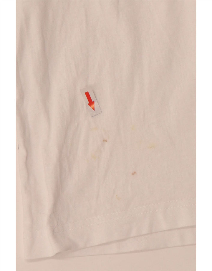 T-shirt da uomo KAPPA Top XL in cotone bianco