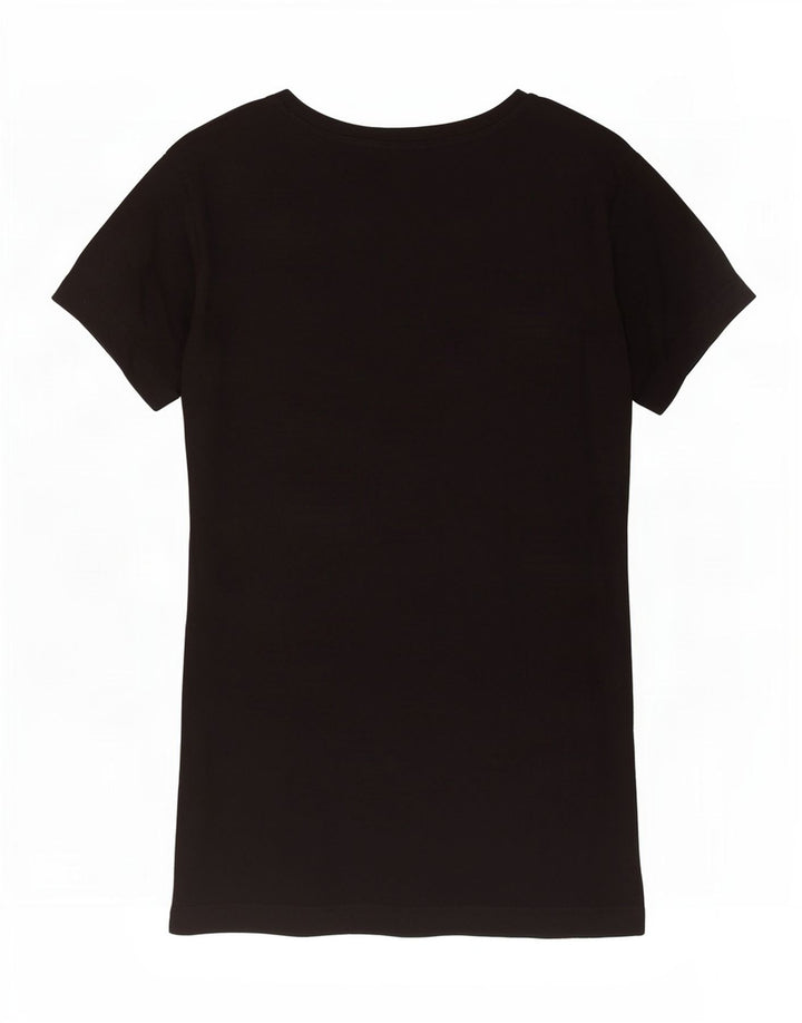 T-shirt grafica da donna Diesel Top UK 10 piccola nera
